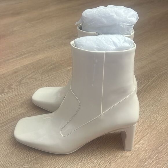 Diesel D-Millenia Ankle Heeled Boots (Brilliant White) Size 8.5 NWT - Picture 4 of 9